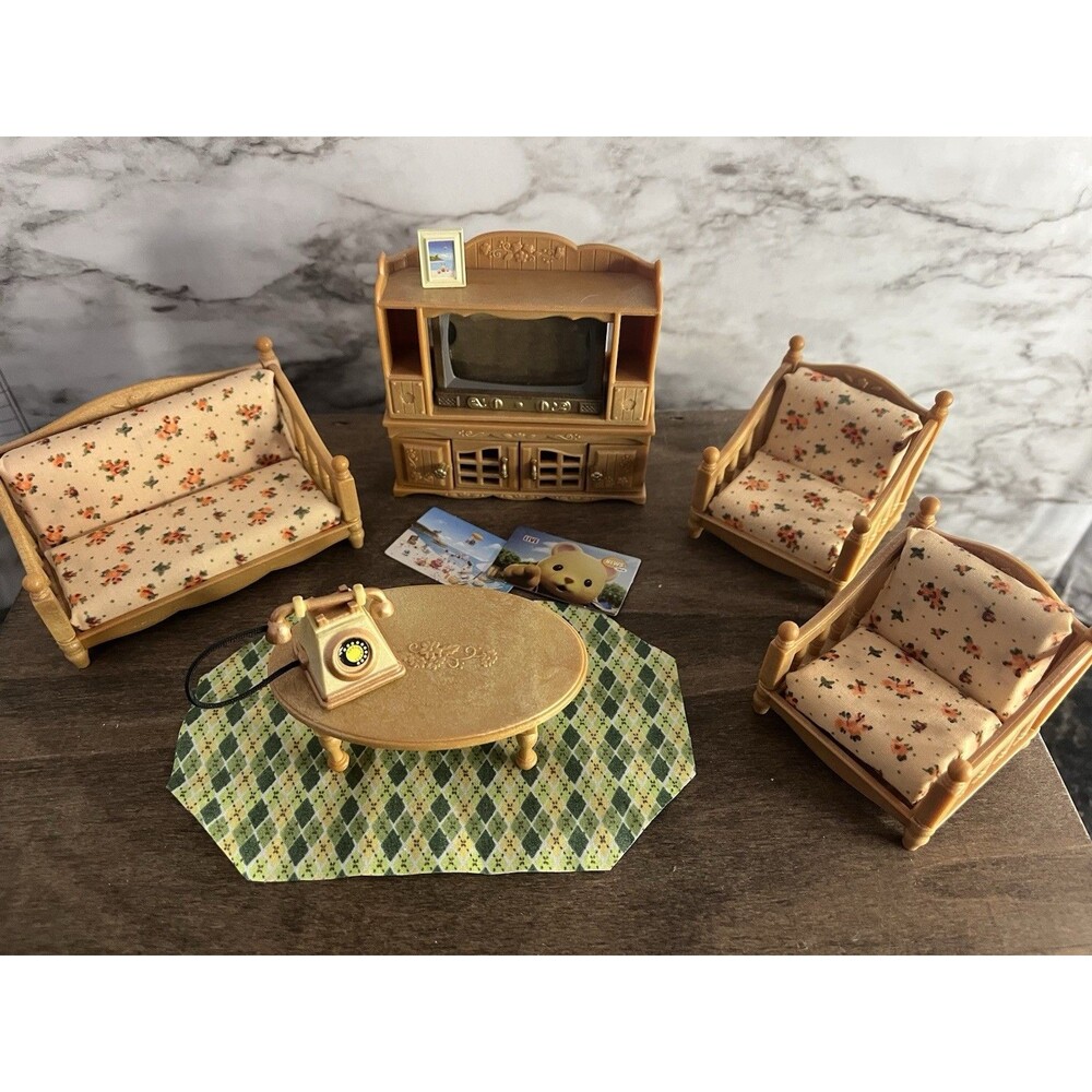 Calico Critters / Sylvanian Family Living Room Set by Epoch